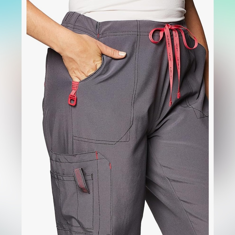 CARHARTT MODERN FIT SCRUBS SET Sz L color: Pewter - Picture 8 of 15